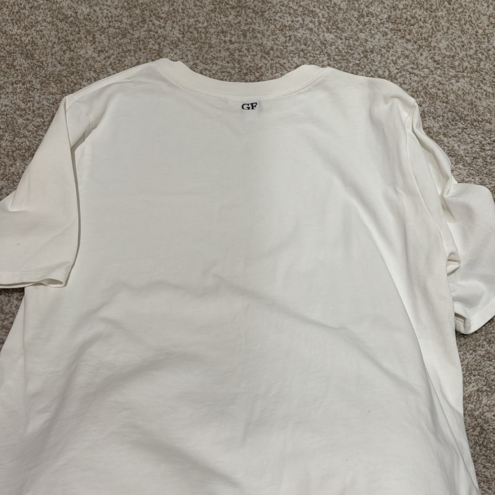 GRLFRND Paulie Oversized Tee Shirt in White tee shirt dress size XXS - Picture 4 of 5